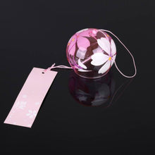 Load image into Gallery viewer, Romantic Cherry Wind Bells Japanese Wind Bell Japan Wind Chimes Handmade Glass Pendant Furin Home Decors Spa Kitchen Office Decor Birthday Gift Outdoor or Indoor Home Decors