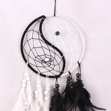 Load image into Gallery viewer, Romantic Dream Catcher Tree of Life Brown Native Handmade Traditional Dream Catcher Yin Yang 50" Long Home Decoration Feather Dream-catcher For Bedroom Wall Hanging Home Decor Wedding Party Blessing Gift