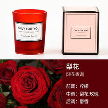 Load image into Gallery viewer, Romantic Handmade Scented Candle Candles for Home Scented Candle Fall Candles Wick Candle Soy Candles Essential Oil Candles Plant Essential Oil Small Jar Aromatherapy Candle Travel Candles Natural Soy Wax Home Decor