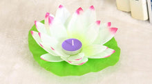 Load image into Gallery viewer, Romantic Lotus Lamps Wishing Water Floating Candle Light Birthday Wedding Party Decoration Lotus LED Candle Floating Candle Lights Up When It Meets Water Battery Powered Flameless Candle Light Waterproof Night Light For Festival Wedding Home Garden Pond