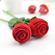 Load image into Gallery viewer, Romantic Red Rose Love Heart Wedding Ring Box Elegant Cases Earring Necklace Jewelry Gift Box Case