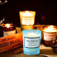 Load image into Gallery viewer, Romantic Scented Candle Scented Aromatherapy Candles for Home Hand Poured And Long Lasting Jar Soy Candles Soy Wax Candles With Fragrance Essential Oil For Relaxation Gifts For Women Small Jar Candle Natural Soy Wax Candles Creative Candle Gift