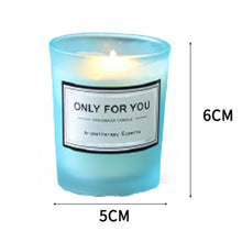 Load image into Gallery viewer, Romantic Scented Candle Scented Aromatherapy Candles for Home Hand Poured And Long Lasting Jar Soy Candles Soy Wax Candles With Fragrance Essential Oil For Relaxation Gifts For Women Small Jar Candle Natural Soy Wax Candles Creative Candle Gift