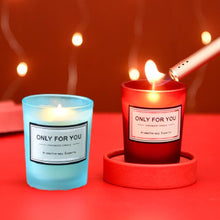 Load image into Gallery viewer, Romantic Scented Candle Scented Aromatherapy Candles for Home Hand Poured And Long Lasting Jar Soy Candles Soy Wax Candles With Fragrance Essential Oil For Relaxation Gifts For Women Small Jar Candle Natural Soy Wax Candles Creative Candle Gift