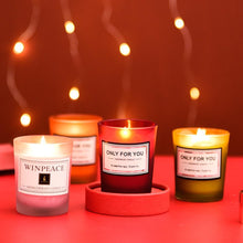 Load image into Gallery viewer, Romantic Scented Candle Scented Aromatherapy Candles for Home Hand Poured And Long Lasting Jar Soy Candles Soy Wax Candles With Fragrance Essential Oil For Relaxation Gifts For Women Small Jar Candle Natural Soy Wax Candles Creative Candle Gift