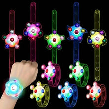 Load image into Gallery viewer, 6-Pack: Rotary Gyro Watch Bracelet Toy for Kids