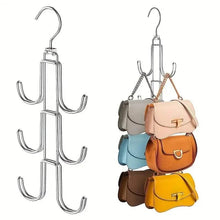 Load image into Gallery viewer, Rotatable Metal Purse Hanger Organizer