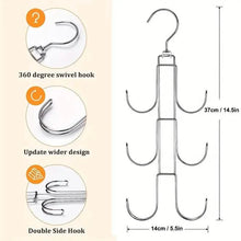 Load image into Gallery viewer, Rotatable Metal Purse Hanger Organizer