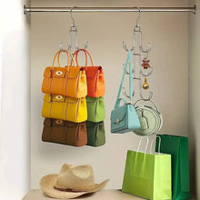 Load image into Gallery viewer, Rotatable Metal Purse Hanger Organizer