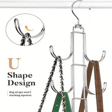 Load image into Gallery viewer, Rotatable Metal Purse Hanger Organizer
