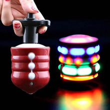 Load image into Gallery viewer, Rotating Gyro with Sound And LED Light Music Spinning