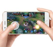 Load image into Gallery viewer, Round Game Joystick For Mobile Phone Rocker Tablet Android, Metal Button Controller With Suction Cup Mobile Phone Game Joystick Game Control Touch Screen Joypad Game Controller