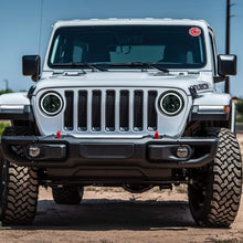 Load image into Gallery viewer, Round LED Headlight Halo Angel Eyes for Jeep Wrangler