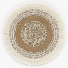 Load image into Gallery viewer, Round Mandala Placemats