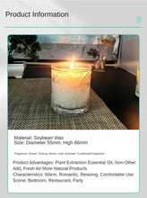 Load image into Gallery viewer, Round Scented Candle Aromatherapy Candle With Essential Oil For Stress Relief Smoke-Free Strong Fragrance Long Lasting Candles For Bath Home Women Creative Holiday Gift Box Set Soy Wax Household Scented Candle