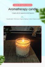 Load image into Gallery viewer, Round Scented Candle Aromatherapy Candle With Essential Oil For Stress Relief Smoke-Free Strong Fragrance Long Lasting Candles For Bath Home Women Creative Holiday Gift Box Set Soy Wax Household Scented Candle