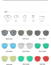 Load image into Gallery viewer, Round Style New Oval And Retro Shape Sunglasses For Women New Elegant Design Eyewear For Women Men Small & New Round Glasses For Men & Women