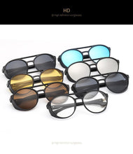 Load image into Gallery viewer, Round Vintage Sunglasses Retro Eyewear For Men Women Classic Sunglasses For Women & Men Retro Style Goggles In Round Shape Flip Up Driving Glasses Vintage Style & Fashionable Eyewear
