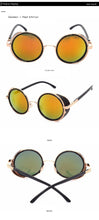 Load image into Gallery viewer, Round Vintage Sunglasses Retro Eyewear Style Sunglasses For Women New Retro Shape Coating Sunglasses For Men New Round Shape Sunglasses & Classic Design Sunglasses