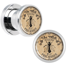 Load image into Gallery viewer, Witches Brew Fly Fricassee Halloween Plug Set 0G to 20mm