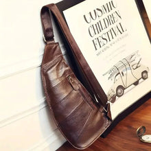 Load image into Gallery viewer, Rugged Vintage Leather Sling Bag