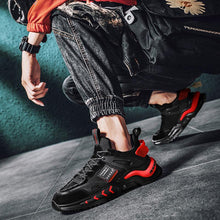 Load image into Gallery viewer, Running Black Mans Breathable Comfortable Shoes Jogging Gym Training Outdoor Sport Sneakers Mens Walking Tennis Running Shoes Slip On Casual Fashion Sneakers
