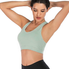 Load image into Gallery viewer, RUNNING GIRL Criss-Cross Back Padded Strappy Sports Bra