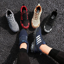 Load image into Gallery viewer, Running Mens Sport Elegant Sneakers Air Cushion Sneakers Lace Up Low Top Jogging Shoes Man Athletic Footwear Breathable Comfortable Athletic Running Sneakers