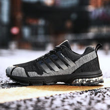 Load image into Gallery viewer, Running Mens Sport Elegant Sneakers Air Cushion Sneakers Lace Up Low Top Jogging Shoes Man Athletic Footwear Breathable Comfortable Athletic Running Sneakers