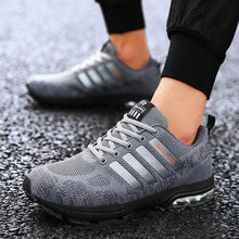 Load image into Gallery viewer, Running Mens Sport Elegant Sneakers Air Cushion Sneakers Lace Up Low Top Jogging Shoes Man Athletic Footwear Breathable Comfortable Athletic Running Sneakers