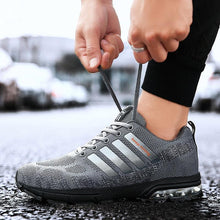 Load image into Gallery viewer, Running Mens Sport Elegant Sneakers Air Cushion Sneakers Lace Up Low Top Jogging Shoes Man Athletic Footwear Breathable Comfortable Athletic Running Sneakers