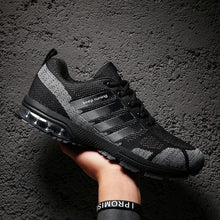 Load image into Gallery viewer, Running Mens Sport Elegant Sneakers Air Cushion Sneakers Lace Up Low Top Jogging Shoes Man Athletic Footwear Breathable Comfortable Athletic Running Sneakers