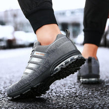 Load image into Gallery viewer, Running Mens Sport Elegant Sneakers Air Cushion Sneakers Lace Up Low Top Jogging Shoes Man Athletic Footwear Breathable Comfortable Athletic Running Sneakers