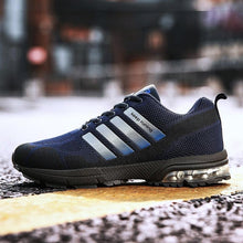 Load image into Gallery viewer, Running Mens Sport Elegant Sneakers Air Cushion Sneakers Lace Up Low Top Jogging Shoes Man Athletic Footwear Breathable Comfortable Athletic Running Sneakers