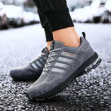 Load image into Gallery viewer, Running Mens Sport Elegant Sneakers Air Cushion Sneakers Lace Up Low Top Jogging Shoes Man Athletic Footwear Breathable Comfortable Athletic Running Sneakers