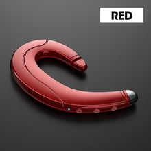 Load image into Gallery viewer, Running Sports Earphone BoneBluetooth Headphones True Wireless Earbuds with Charging Case IPX7 Waterproof Stereo Sound Earphones Built-in Mic in-Ear Headsets Deep Bass Conduction Ear Hook Bluetooth 5.0 HiFi Stereo Wireless Earphone Headset For Headsets
