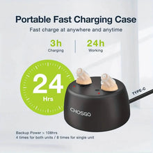Load image into Gallery viewer, Rechargeable Hearing Aids – Invisible In-Ear, Noise Reduction, Volume Control