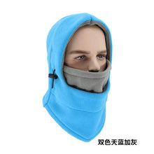 Load image into Gallery viewer, Sally Face Mask Full Face Mask Fleece Cap Balaclava Neck Warmer Hood Winter Sports Ski Men Women Tactical Mask Men Mask Sun Balaclava Shawl Women Winter Hat Soft Knitted Hooded Neck Collar Cap Beanie Hat Warm Scarf Unisex Bonnet Hooded Scarf Hat