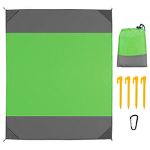 Load image into Gallery viewer, Sand Proof Picnic Blanket with 4 Anchors