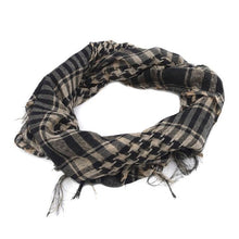 Load image into Gallery viewer, Scarf Arab Shemagh Keffiyeh Military Tactical Palestine Scarf for Men Shawl Kufiyah Wrap Shemagh Scarf Fashion Scarves Cotton Shemagh Keffiyeh Women Men Scarf Shawl Wrap Pattern of Arab Shemagh Keffiyeh Men Arab Kufiyah Keffiyeh Arabic Muslim Head Wrap