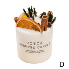 Load image into Gallery viewer, Scented Candle Gift Box With Tray Cover Soy Wax Candle New Year Gift Creative Glass Romantic Scented Candle Balancing Healing Candle Natural Soy Wax White Natural Scented Purifying Candle for Aromatherapy