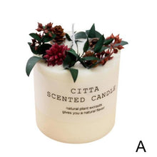 Load image into Gallery viewer, Scented Candle Gift Box With Tray Cover Soy Wax Candle New Year Gift Creative Glass Romantic Scented Candle Balancing Healing Candle Natural Soy Wax White Natural Scented Purifying Candle for Aromatherapy