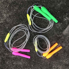 Load image into Gallery viewer, School Children Fitness Jump Ropes LED Light Up Skipping Kids Luminous Home Exercise Rope Sports Supplies Colorful Glowing Skipping Rope Handles Fast Speed Rope LED Light Up Colorful Jump Rope