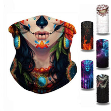 Load image into Gallery viewer, Seamless Magic Head Scarf Breathable Bandana Turban Outdoor Hiking Quick-Dry Sweat Absorbing Scarves Multifunction Beanie Hat Windproof Head Scarves Neck Warmer Cycling Camping Hiking Men Women Fashion Magic Scarves Turban Outdoor Headband