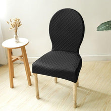 Load image into Gallery viewer, Seat Covers for Dining Room Chairs Stretch Round Home Seat Cover Jacquard Spandex Slipcovers Protector Case Chair Cover Stretch for Kitchen Hotel Banquet Stool Cover