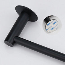 Load image into Gallery viewer, Self-Adhesive Stainless Steel Toilet Roll Paper Holder Organizers Bar Towel Ring Rail Rack Non-Drilling Toilet Accessories Toilet Paper Holder Wall Mounted Stainless Steel Toilet Roll Holder Brushed Nickel Toilet Tissue Holder For Bathroom
