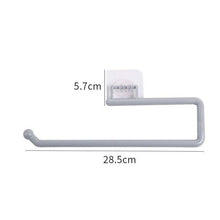 Load image into Gallery viewer, Self-Adhesive Stainless Steel Toilet Roll Paper Holder Organizers Bar Towel Ring Rail Rack Non-Drilling Toilet Accessories Toilet Paper Holder Wall Mounted Stainless Steel Toilet Roll Holder Brushed Nickel Toilet Tissue Holder For Bathroom