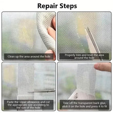 Load image into Gallery viewer, Self-Adhesive Window Screen Tape Mesh Repair Patch