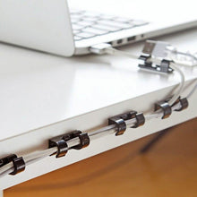 Load image into Gallery viewer, Self-Adhesive Wire Organizer Line Cable Plastic Clips