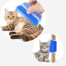 Load image into Gallery viewer, Self Groomer Cat Brush Angle Cat Massager Cat Accessories Self-raising Beautician Massage Comb Cat Toy Cat Supplies Teasing Cat Self Groomer Cat Brush Interactive Cat Toy